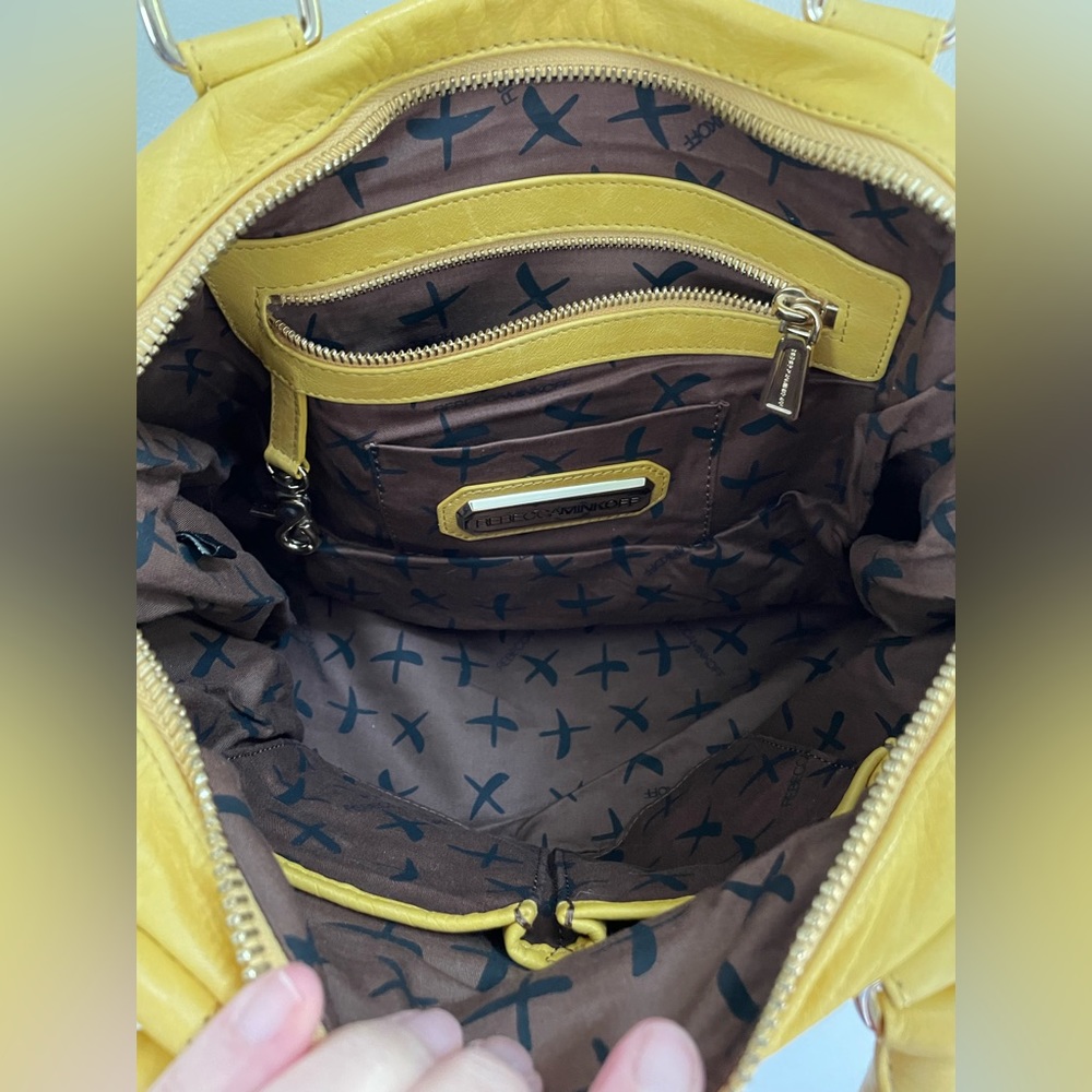 Rebecca Minkoff MAB Mustard color - Picture 4 of 8